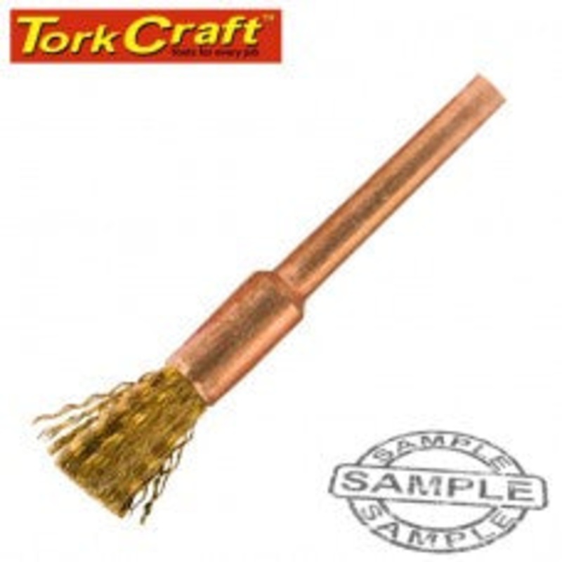 Tork Craft – Mini Brass Brush End 5mm dia x 2.4mm Shank