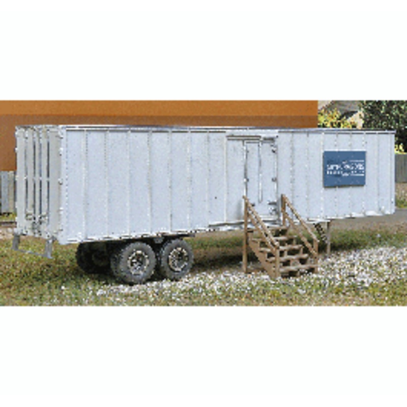 Walthers #949-2901 Construction Site Storage Trailer – Kit
