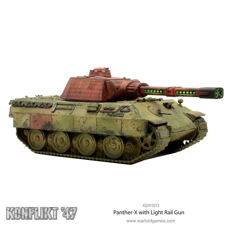 Warlord – Konflikt ’47 Panther-X with light rail gun