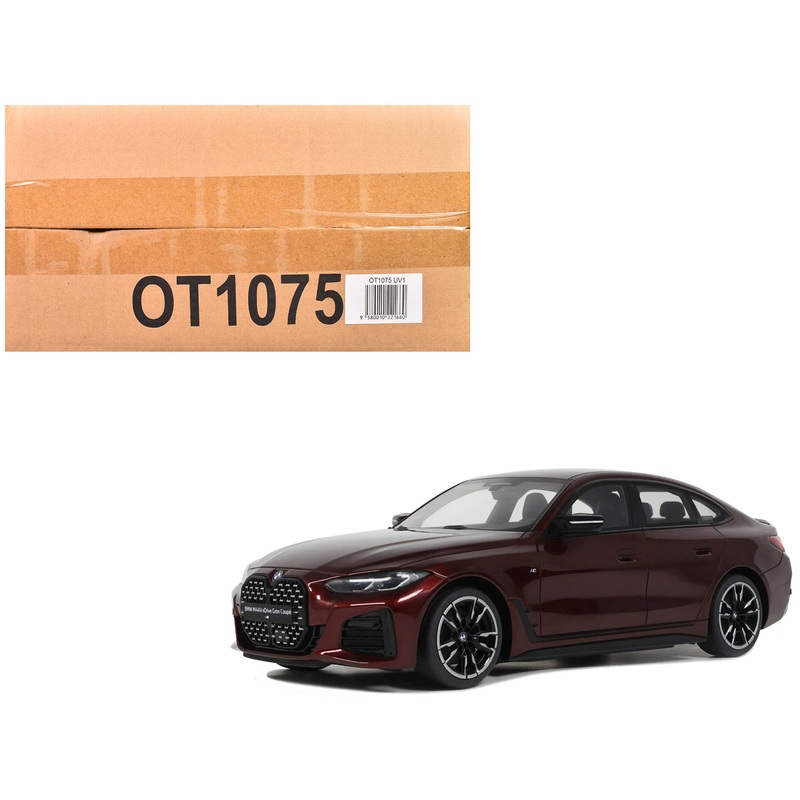 2021 BMW M440i xDrive Gran Coupe Aventurin Red Metallic Limited Edition to 500 pieces Worldwide 1/18 Model Car by Otto Mobile