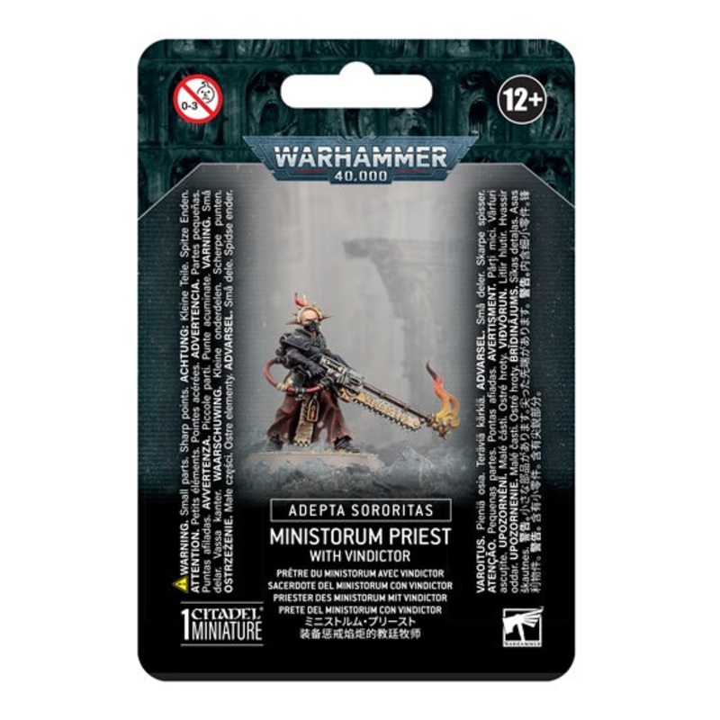 GW – Warhammer 40k Adepta Sororitas: Ministorum Priest With Vindictor (52-51)