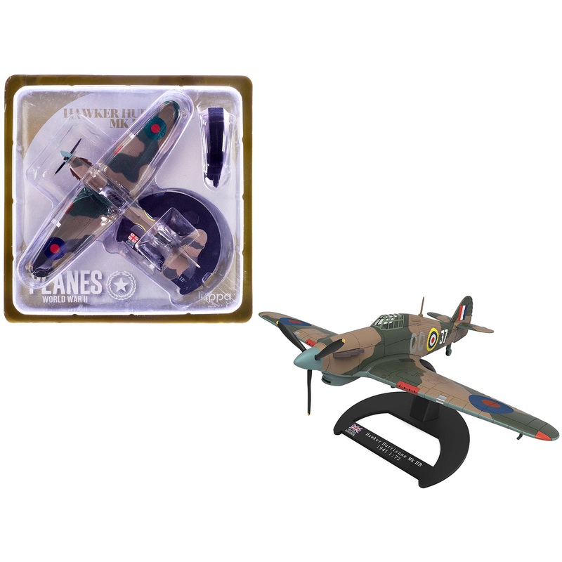 Hawker Hurricane Mk.IIB Aircraft “No. 134 Squadron 151 Wing Vaenga USSR” (1941) British Royal Air Force “Planes of World War II” Series 1/72 Diecast Model Airplane by Luppa