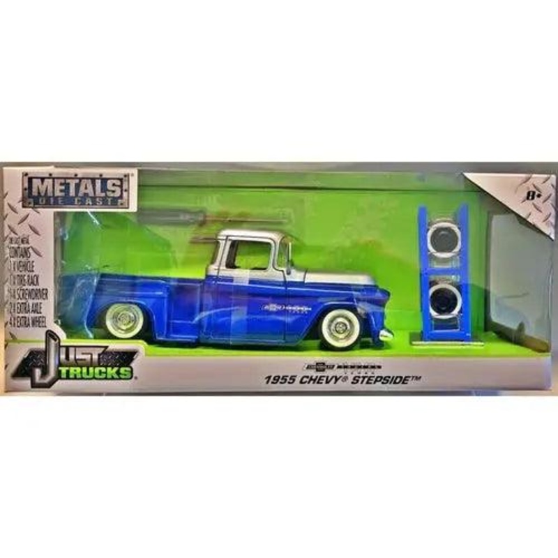 Jada Die Cast Just Trucks 1955 Chevy Stepside Pickup 1/24 B/S