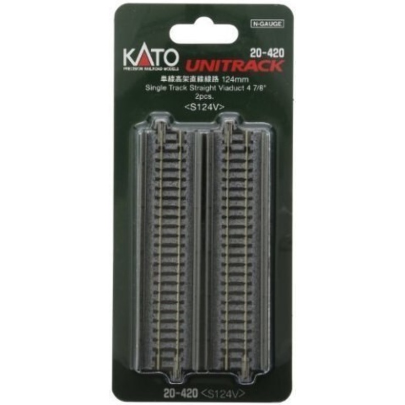 Kato 20-420 N 124mm 4-7/8″ Straight Viaduct (2)