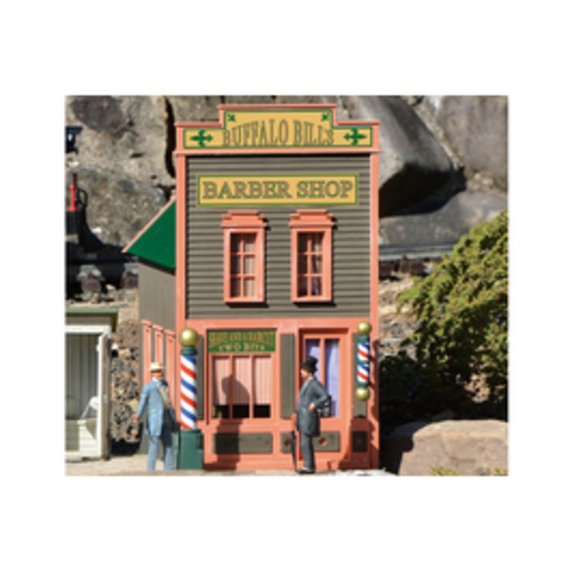 PIKO #62726 River City Buffalo Bill's Barber Shop Built-Up Building (G-Scale)