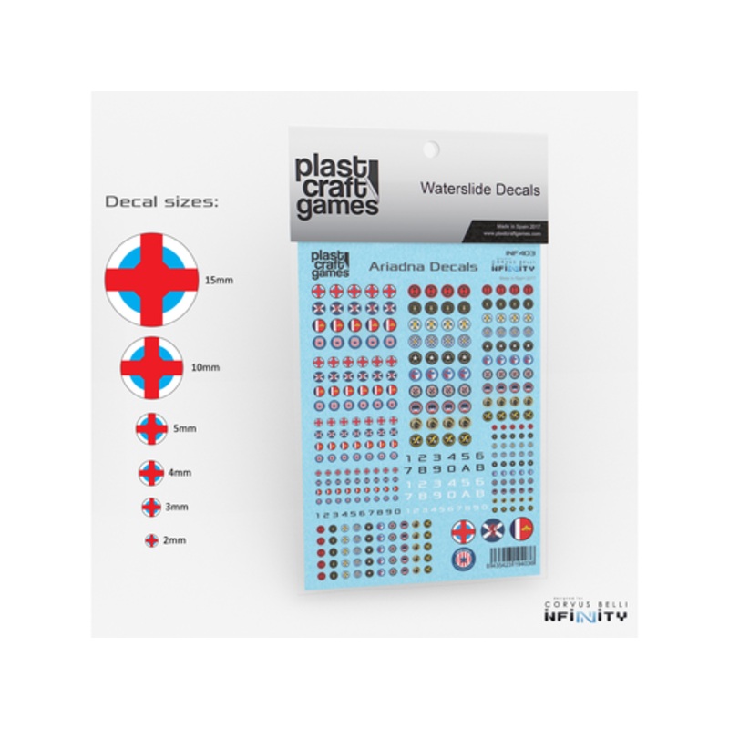 Plast Craft Games – Infinity Decals – Ariadna