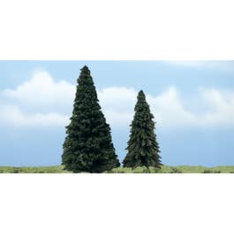Woodland Scenics TR1626 Evergreen Trees 4″ & 5″ – 2 pkg.