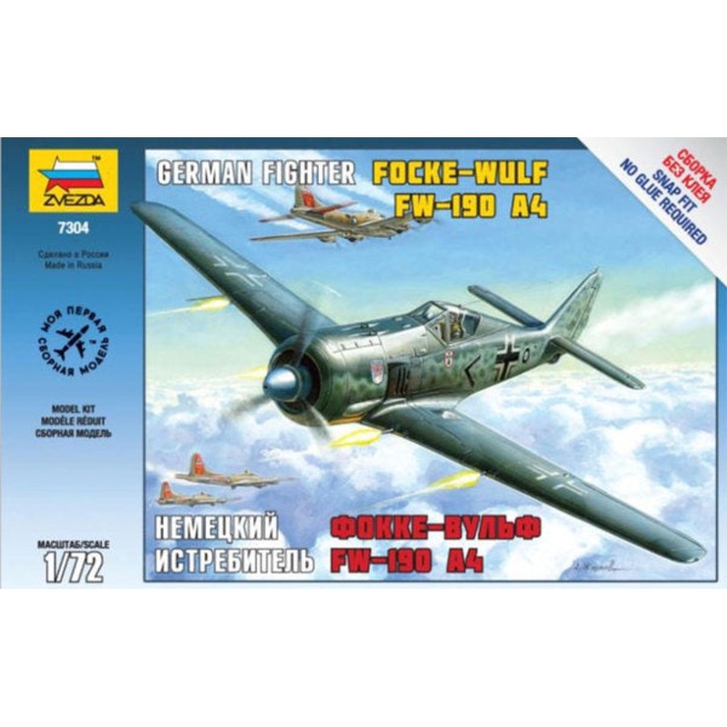 Zvezda – 1/72 Focke Wulf FW 190A-4 (Snap Fit)