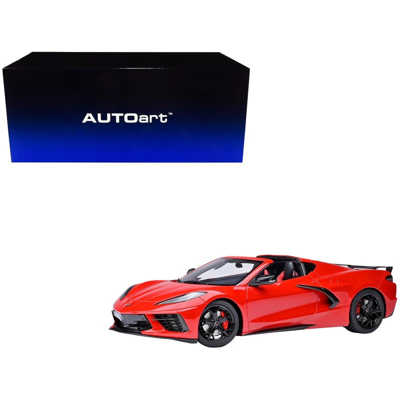 2020 Chevrolet Corvette C8 Stingray Torch Red 1/18 Model Car by Autoart