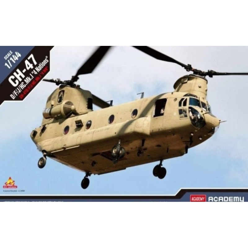 Academy – 1/144 CH-47 D/F/J/HC. Mk.I 4 Nations