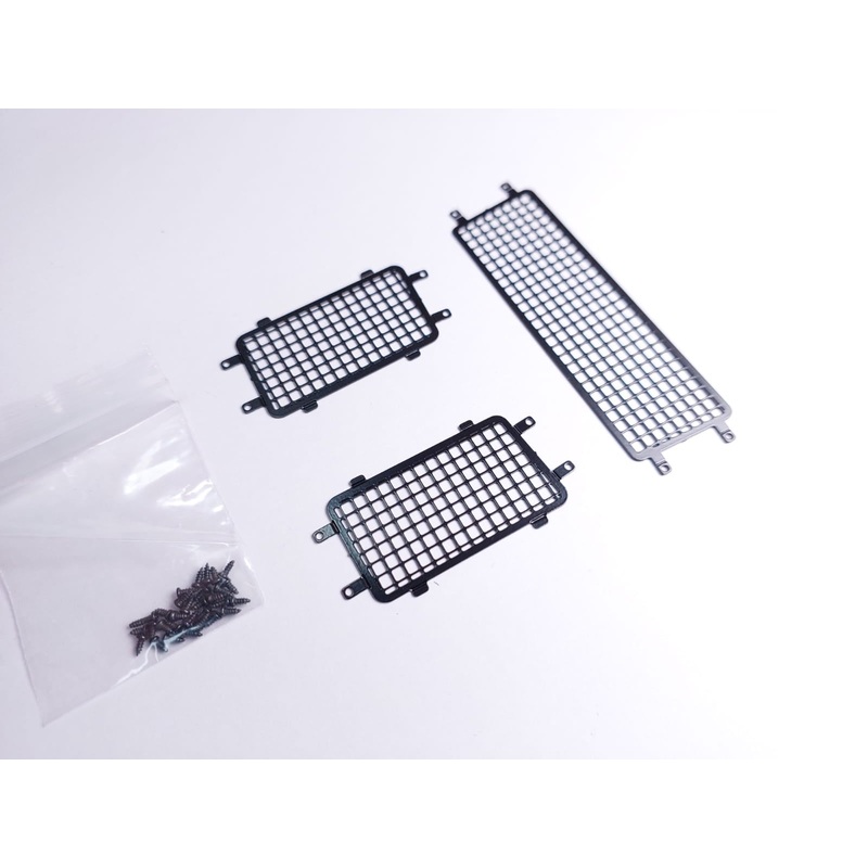 BigHorn RC – 1/18 Metal Window Mesh for TRX-4m Bronco (Black)