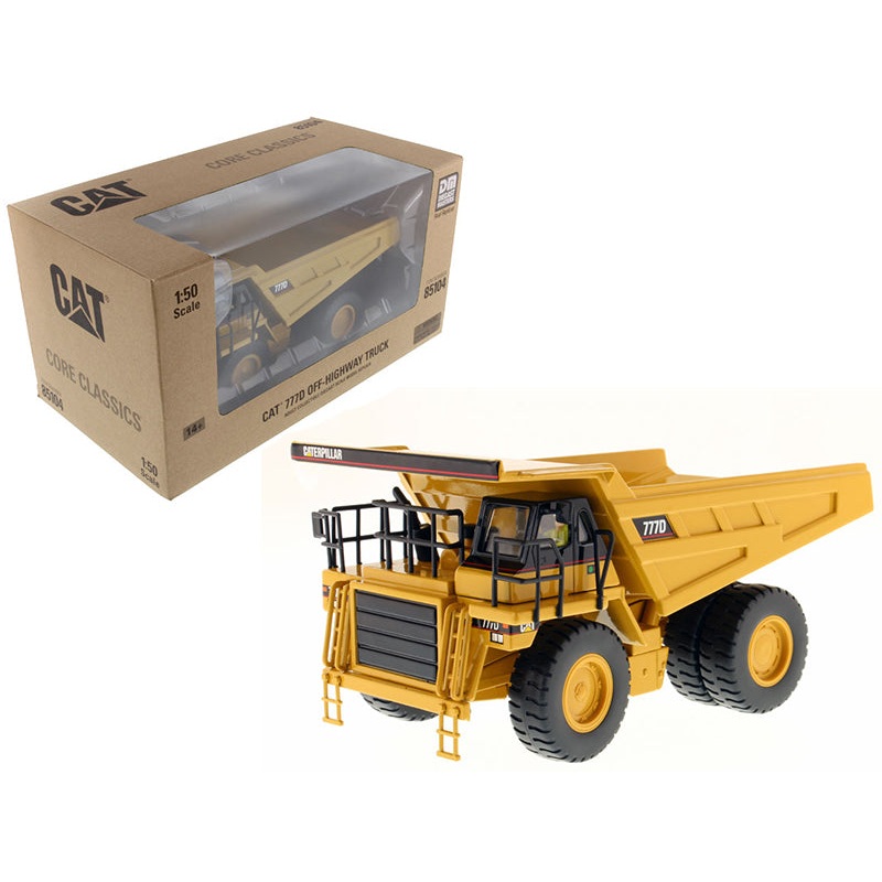 CAT Caterpillar 777D Off Highway Dump Truck with Operator “Core Classics Series” 1/50 Diecast Model by Diecast Masters