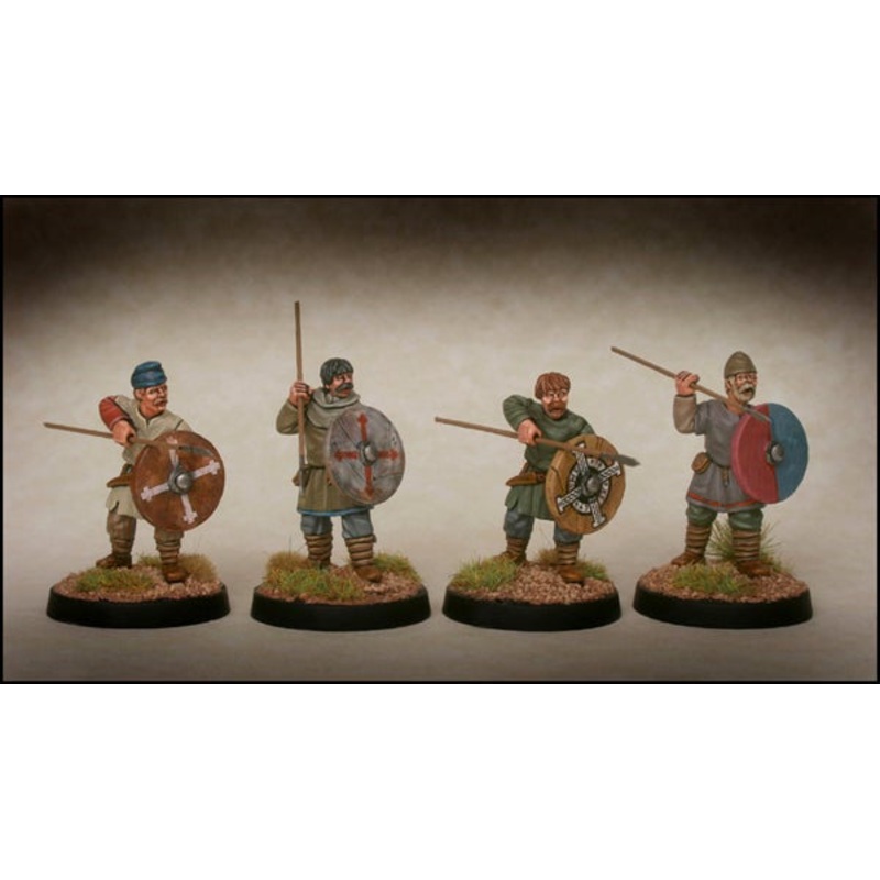 Footsore Miniatures – Late Saxon Fyrd Warriors 2