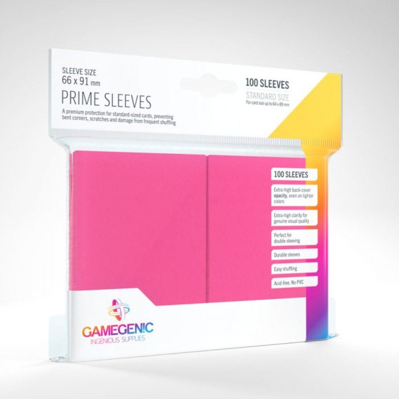 GameGenic – Prime Sleeves: Pink (100)