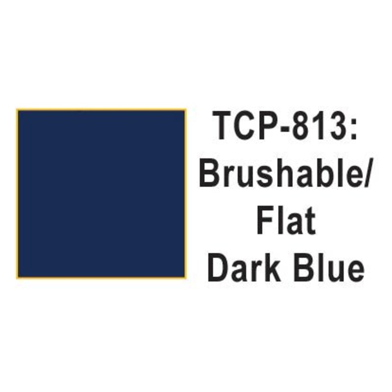 Tru Color TCP-813 Flat Dark Blue Paint 1 Fluid Ounce