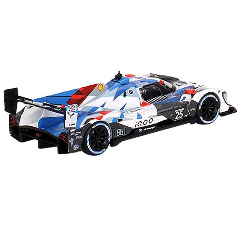 BMW M Hybrid V8 #25 Connor De Phillippi – Sheldon van der Linde – Nick Yelloly “BMW M Team RLL” 2nd Place “12 Hours of Sebring” (2023) Limited Edition to 3960 pieces Worldwide 1/64 Diecast Model Car by Mini GT