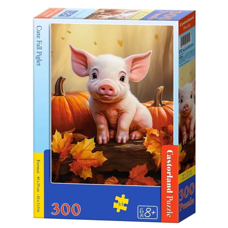 Castorland – Cute Fall Piglet (300pcs)