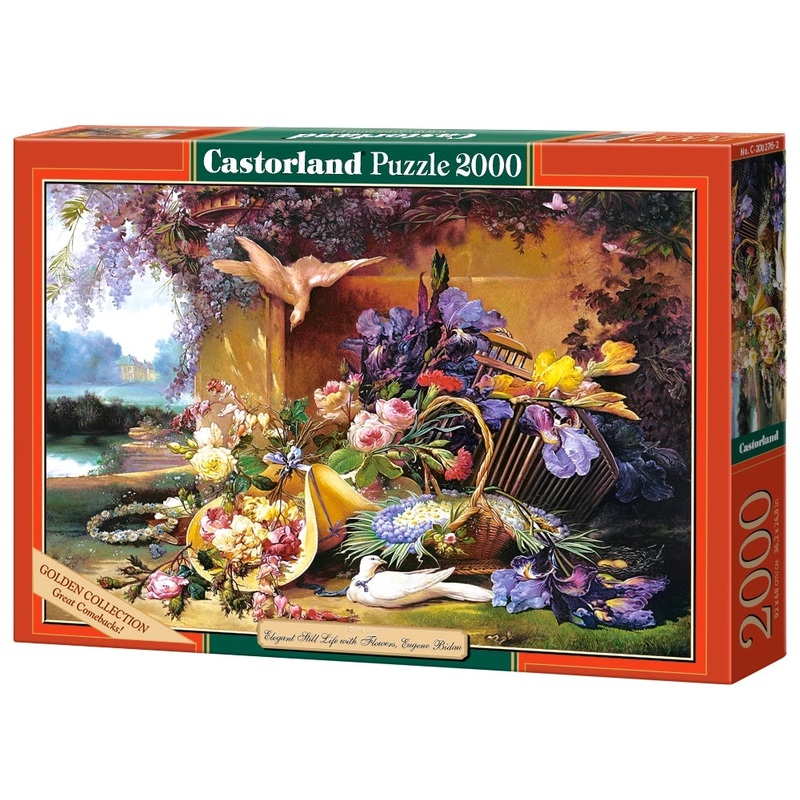 Castorland – Elegant Still Life with Flowers Eugene Bidau (2000 pcs)