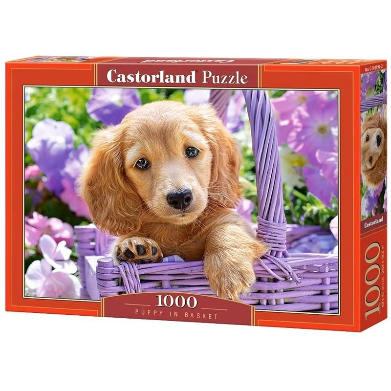 Castorland – Puppy in Basket (1000pcs)