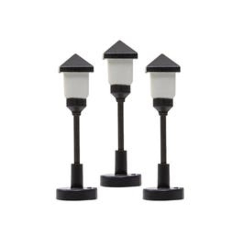 Lionel HO 2056180 HO Gas Lamps – Frosted (3 pack)