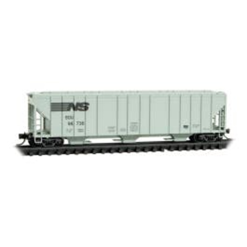 Micro Trains 09900390 N Scale – 3-Bay Covered Hopper Norfolk Southern – Rd# 96736