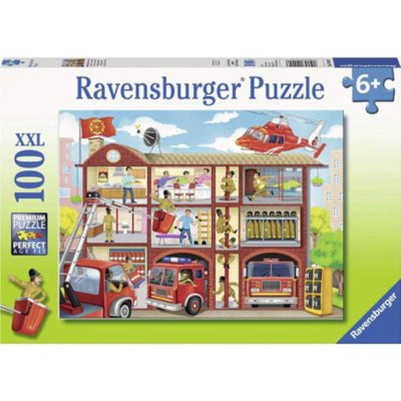 Ravensburger – Firehouse Frenzy (100pcs) XXL Puzzle