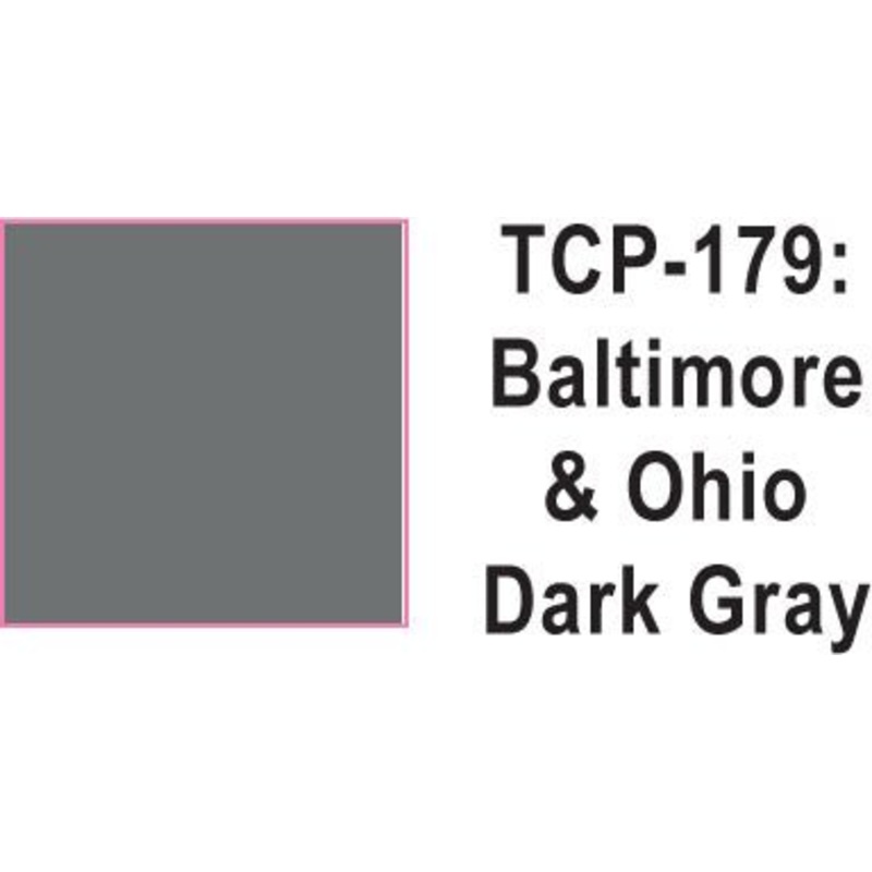 Tru Color TCP-179 Baltimore and Ohio Gray Paint 1 ounce