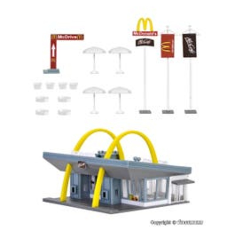 Vollmer 47765  N McDonald`s fast food restaurant with McDrive kit