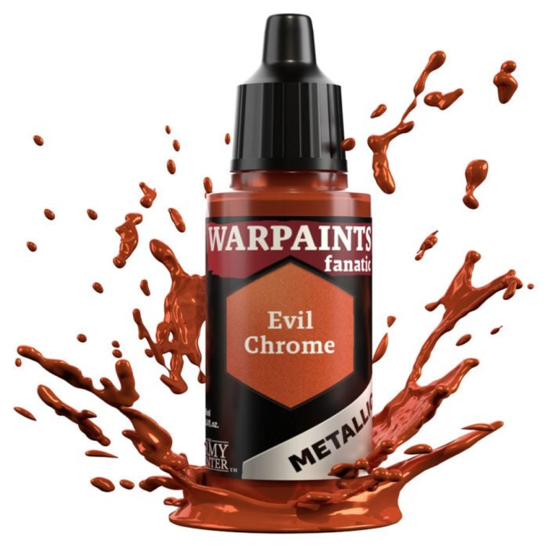 Warpaints Fanatic Metallic: Evil Chrome  (WP3185) (18ml)