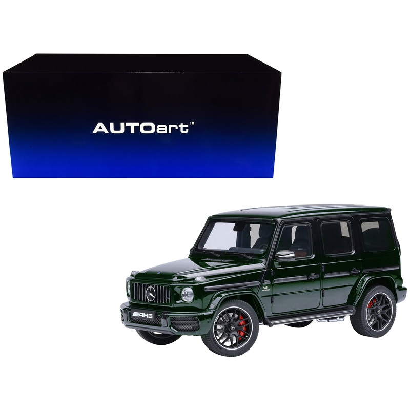 2019 Mercedes-Benz AMG G63 Emerald Green Metallic 1/18 Model Car by Autoart