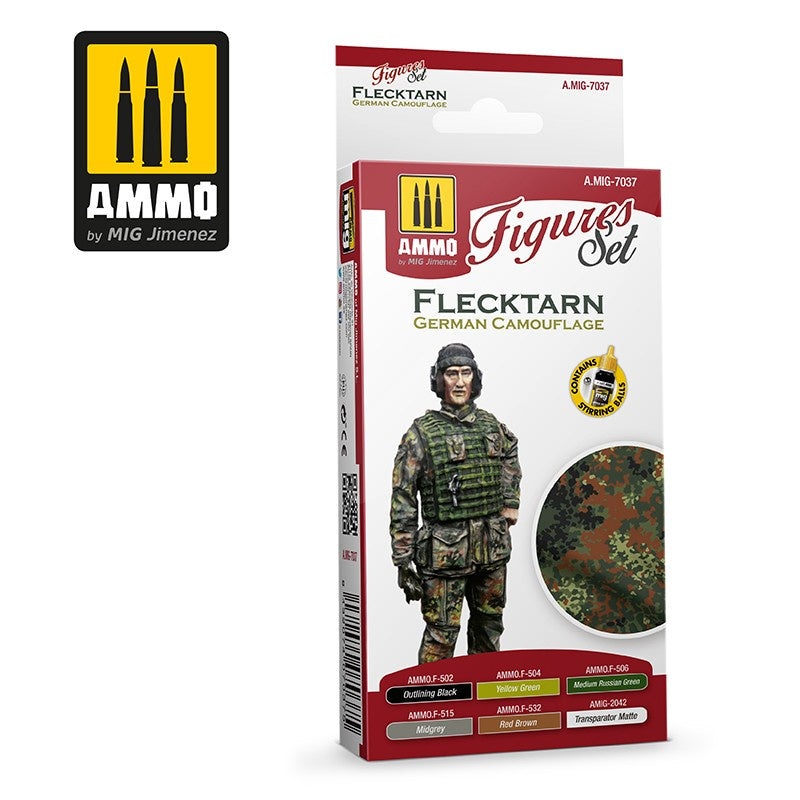AMMO – 7037 Flecktarn German Camouflage (Paint Set)