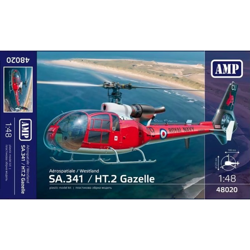 AMP – 1/48 Aerospatiale / Westland SA.341 / HT.2 Gazelle