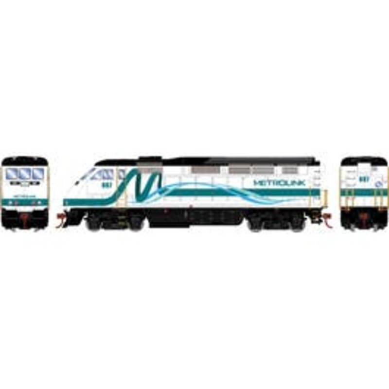 Athearn 15971 N EMD F59PHI Diesel Locomotive Metrolink #887 with Sound