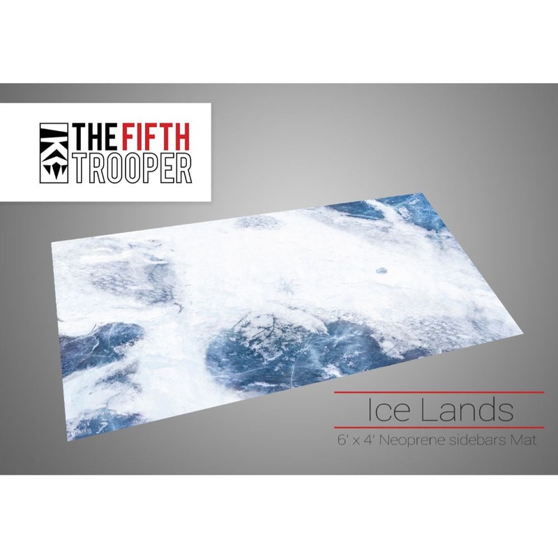 The Fifth Trooper – Game Mat – Ice Lands w/ bag (Mousepad 4×6′)