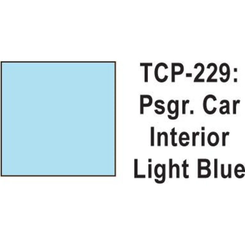 Tru Color TCP-229 Passenger Car Interior Light Blue Paint 1 ounce