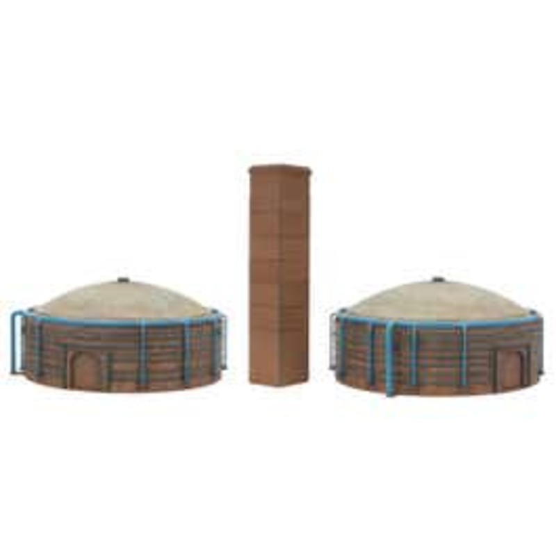 Walthers 933-4100 Brick Kilns 2-Pack — Kit