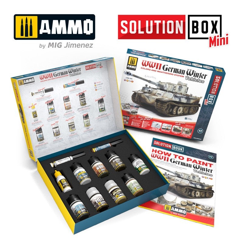 AMMO – SOLUTION BOX MINI – WWII German Winter Vehicles