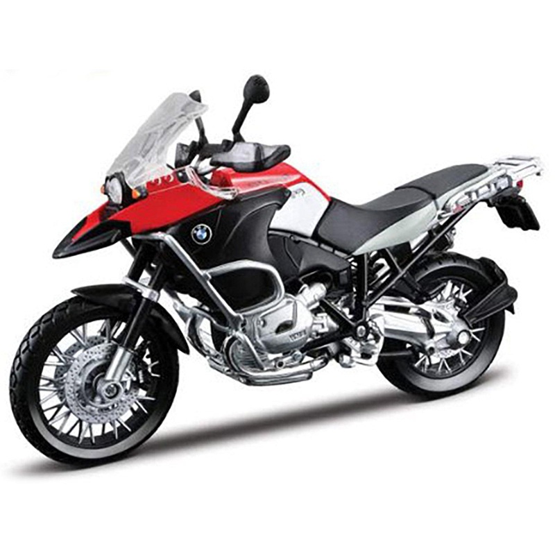 BMW R 1200 GS Red and Black 1/12 Diecast Motorcycle Model by Maisto