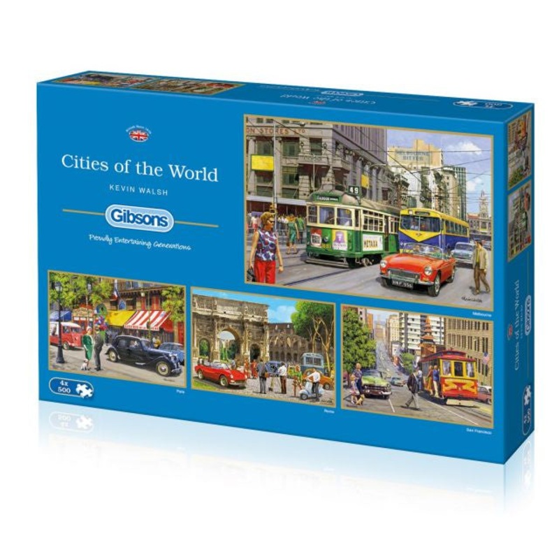 Gibsons – Cities Of The World (4 X 500pcs)