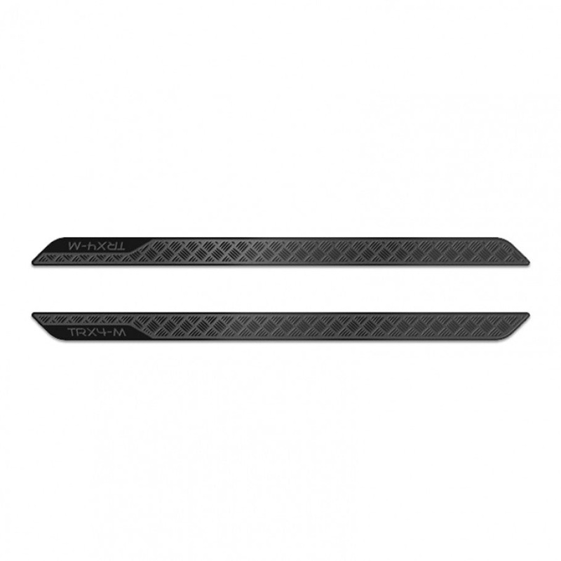 GRC – Stainless Steel Diamond Rock Rails Plate Black for Traxxas 1/18 TRX-4M