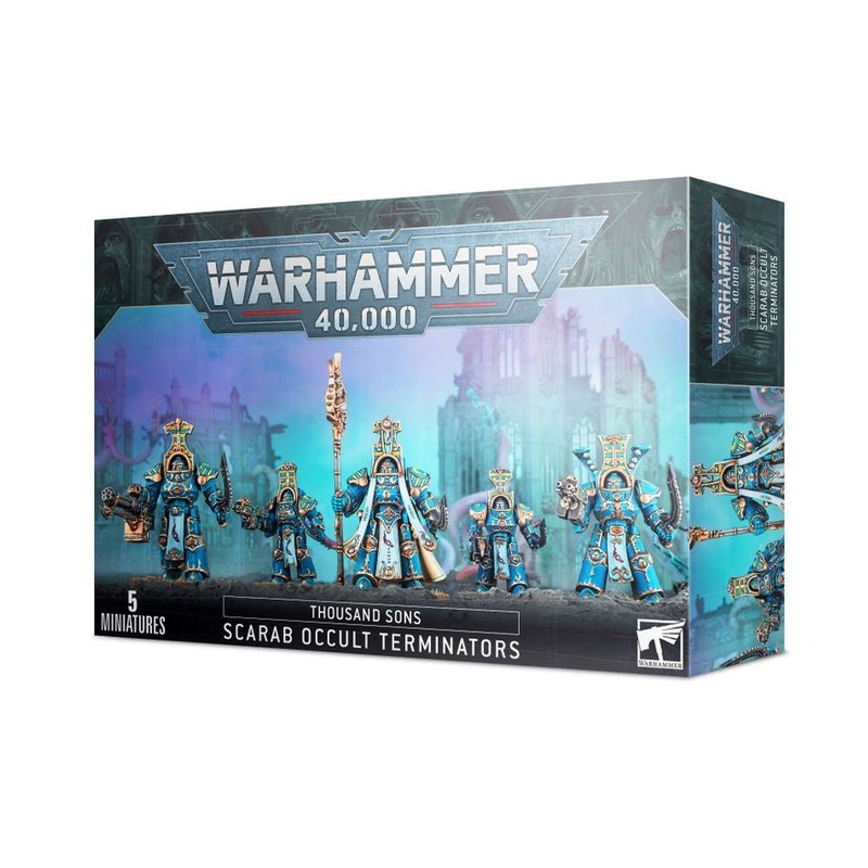 GW – Warhammer 40k Thousand Sons: Scarab Occult Terminators  (43-36)