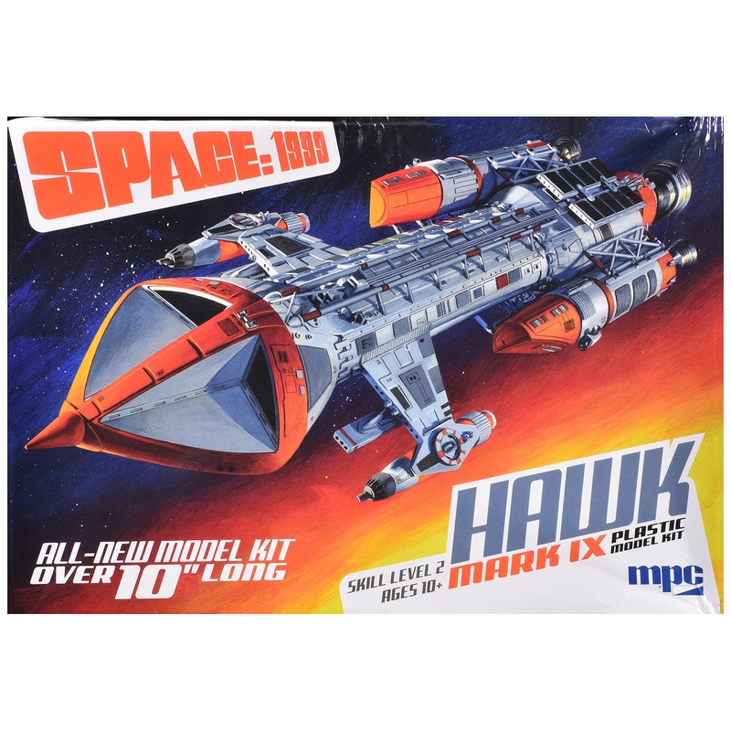 Skill 2 Model Kit Hawk Mark IX Spacecraft “Space: 1999” (1975-1977) TV Series 1/72 Scale Model by MPC