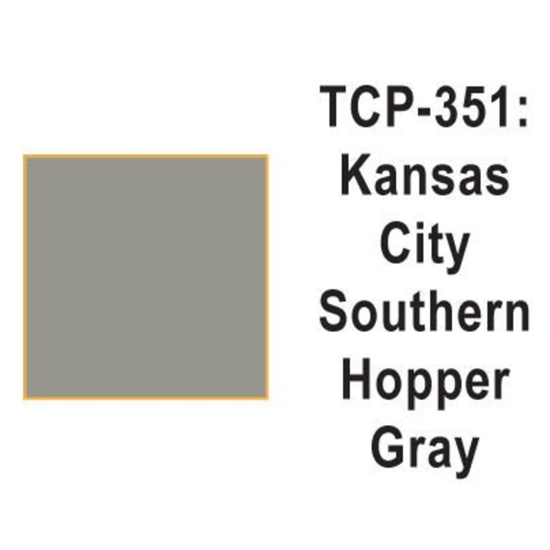 Tru Color TCP-351 Kansas City Southern, Hopper Gray, Paint 1 ounce