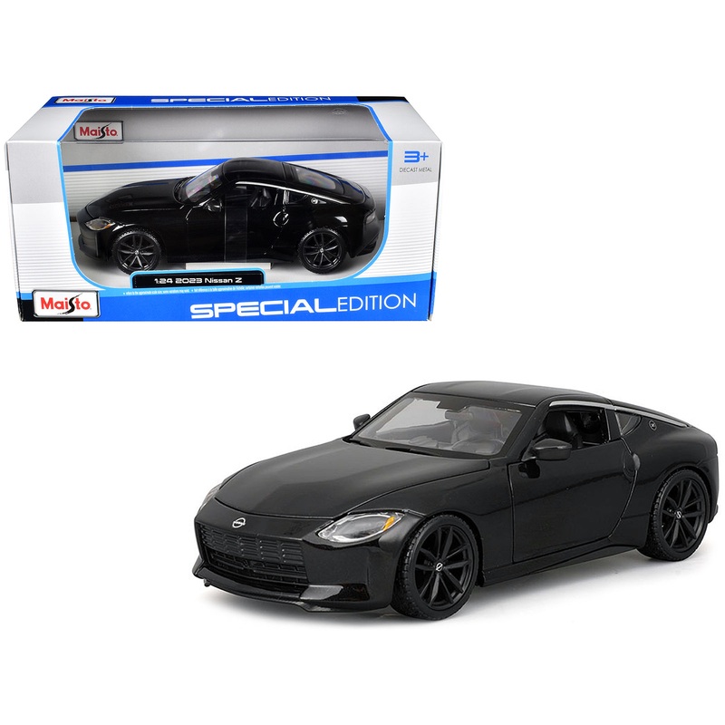 2023 Nissan Z Black Metallic “Special Edition” Series 1/24 Diecast Model Car by Maisto