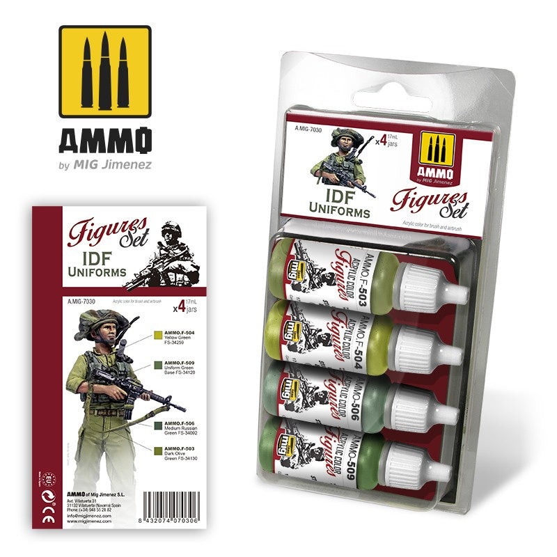 AMMO – 7030 IDF Uniforms (Paint Set)