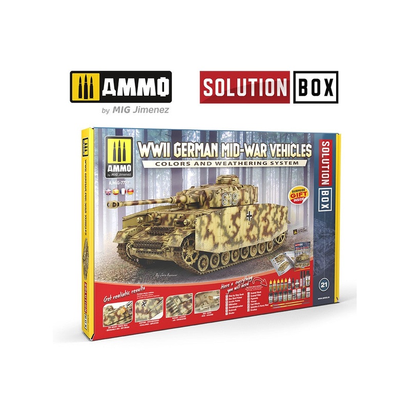 AMMO – SOLUTION BOX – WWII German Mid-War Vehicles