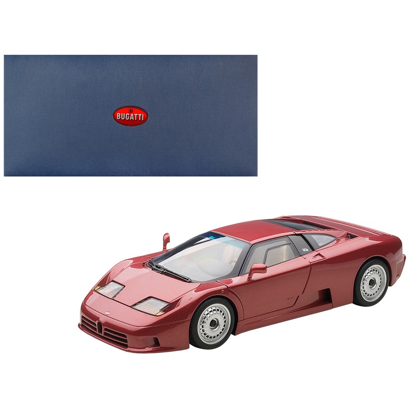 Bugatti EB110 GT Dark Red 1/18 Diecast Car Model by Autoart