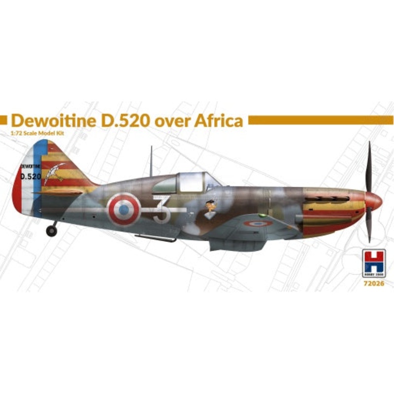 Hobby 2000 – 1/72 Dewoitine D.520 “Over Africa”