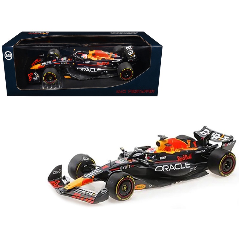 Red Bull Racing RB19 #1 Max Verstappen “Oracle” Winner F1 Formula One “Italian GP” (2023) with Driver Limited Edition to 160 pieces Worldwide 1/18 Diecast Model Car by Minichamps
