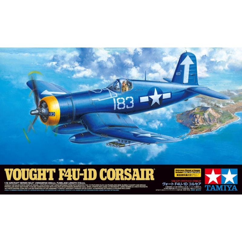 Tamiya – 1/32 Vought F4U-1D Corsair (incl. Photo-etch)
